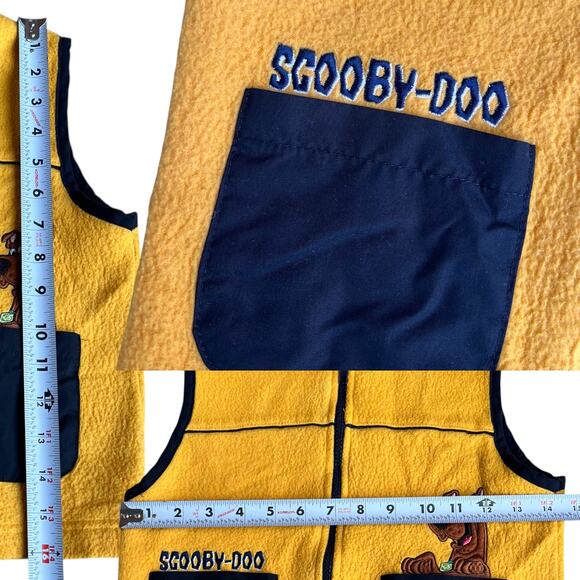 Scooby-Doo Full-Zip Vest Kids Sz 6 - Picture 3 of 4